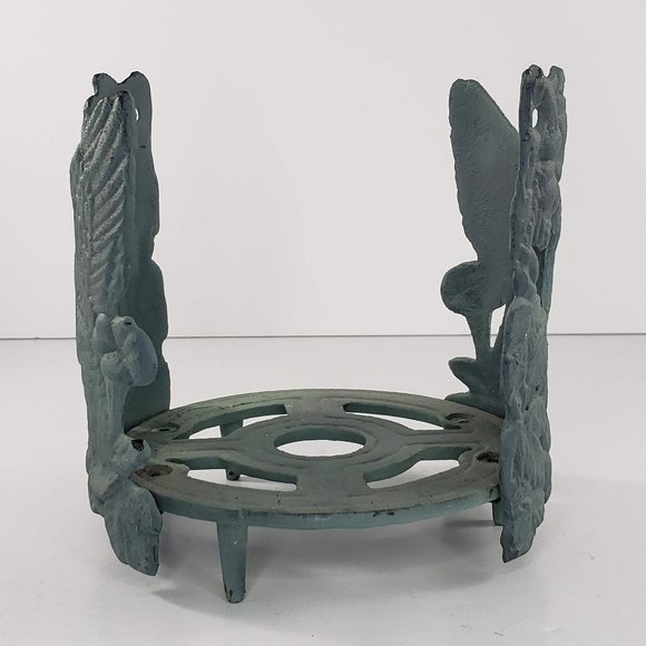 Metal Hummingbird Candle Jar Holder 5" - Picture 4 of 5